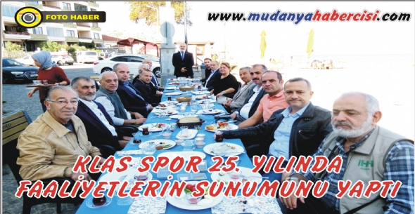 KLAS SPOR 25. YILINDA FAALYETLERN SUNUMUNU YAPTI